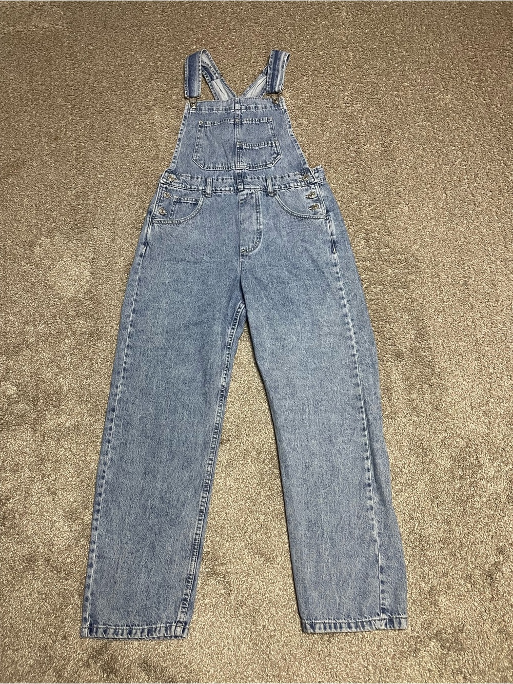Free People We the Free Ziggy Denim Overalls Women’s Size Small